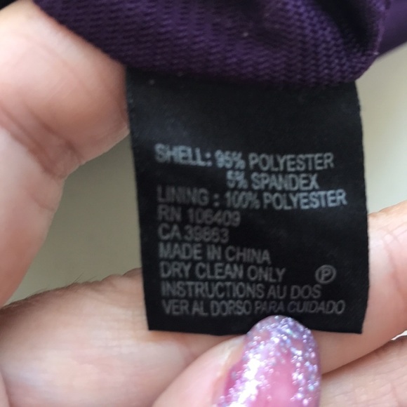 TAHARI 3/4 sleeve side ruching stretchy jersey midi dress size 10 - Picture 9 of 9